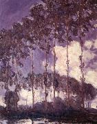 Claude Monet Poplars on the Banks of the River Epte painting